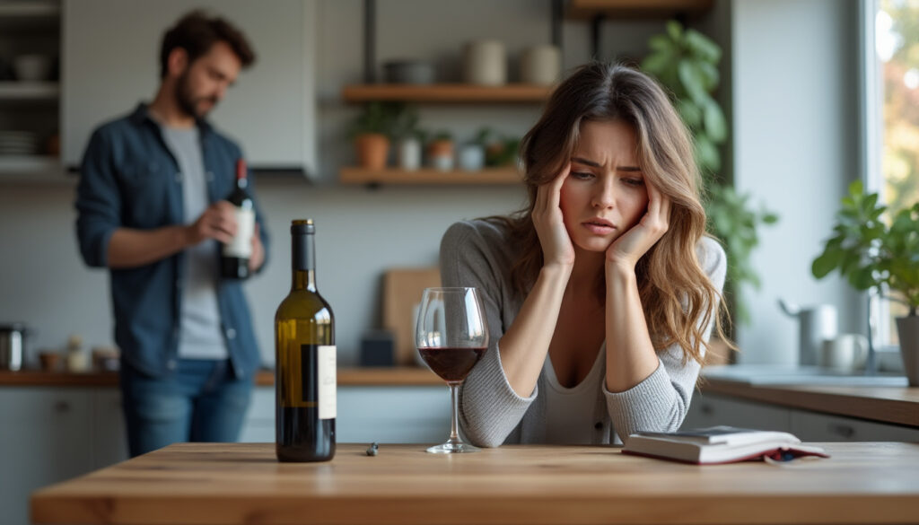 découvrez comment réagir efficacement face à la consommation quotidienne de vin de votre mari et trouver des solutions pour préserver votre relation et sa santé.