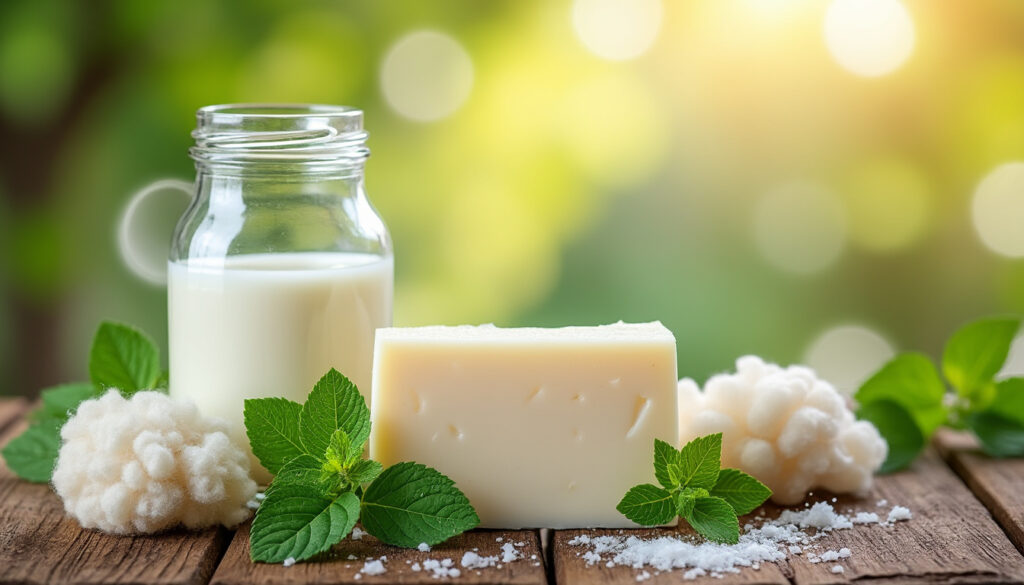 découvrez les bienfaits du savon au lait de chèvre bio pour une peau douce, nourrie et naturellement protégée. idéal pour les soins quotidiens, convient à tous les types de peau.