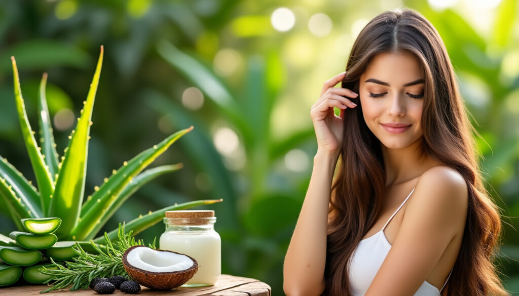 découvrez des astuces naturelles et efficaces pour faire pousser vos cheveux rapidement et retrouver une chevelure longue et en bonne santé.