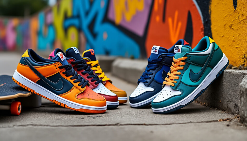découvrez la collection nike dunk sb, alliant style skate et lifestyle pour des sneakers incontournables à porter au quotidien.