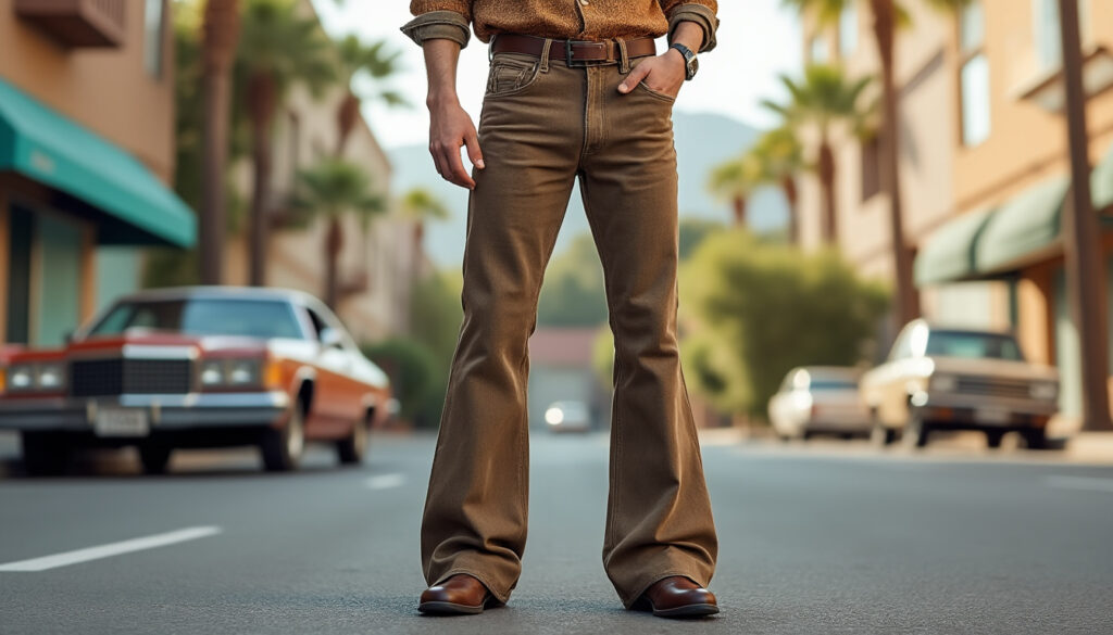 découvrez notre pantalon patte d’éléphant homme alliant style vintage et tendance pour une allure unique et authentique. parfait pour un look rétro revisité avec élégance.
