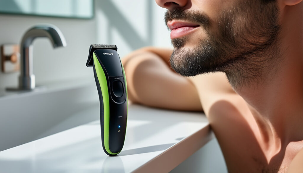 découvrez la philips oneblade, une tondeuse précise et facile à utiliser pour tailler barbe et corps avec un résultat net et confortable.