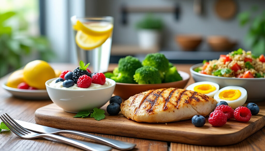 découvrez un régime protéiné efficace pour perdre 5 kg en 1 semaine avec un menu équilibré et facile à suivre.