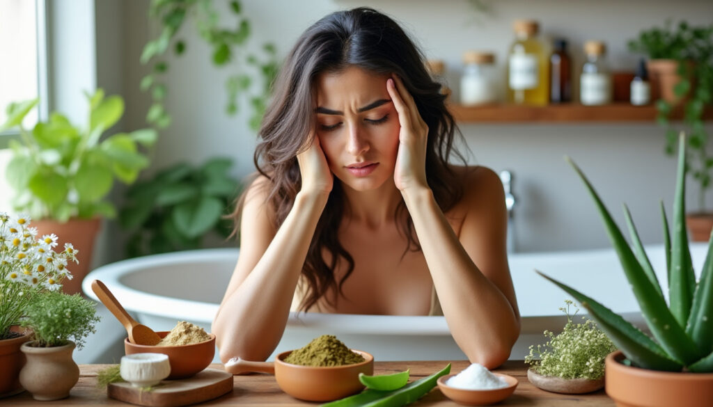découvrez les causes des maux de tête après une coloration végétale et les remèdes efficaces pour les prévenir et les soulager naturellement.