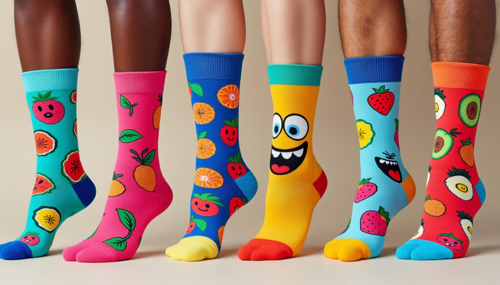 découvrez nos chaussettes moches, originales et drôles, parfaites pour femmes et hommes unisexes. ajoutez une touche d'humour et de style à vos tenues quotidiennes avec nos modèles uniques et confortables.